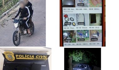 Polícia Civil prende homem e adolescente por roubo e receptação após publicação no Facebook