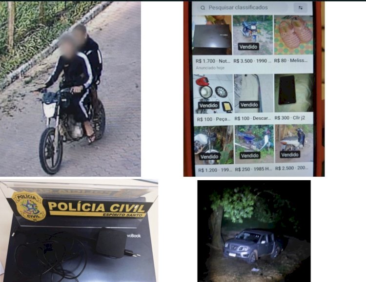 Polícia Civil prende homem e adolescente por roubo e receptação após publicação no Facebook